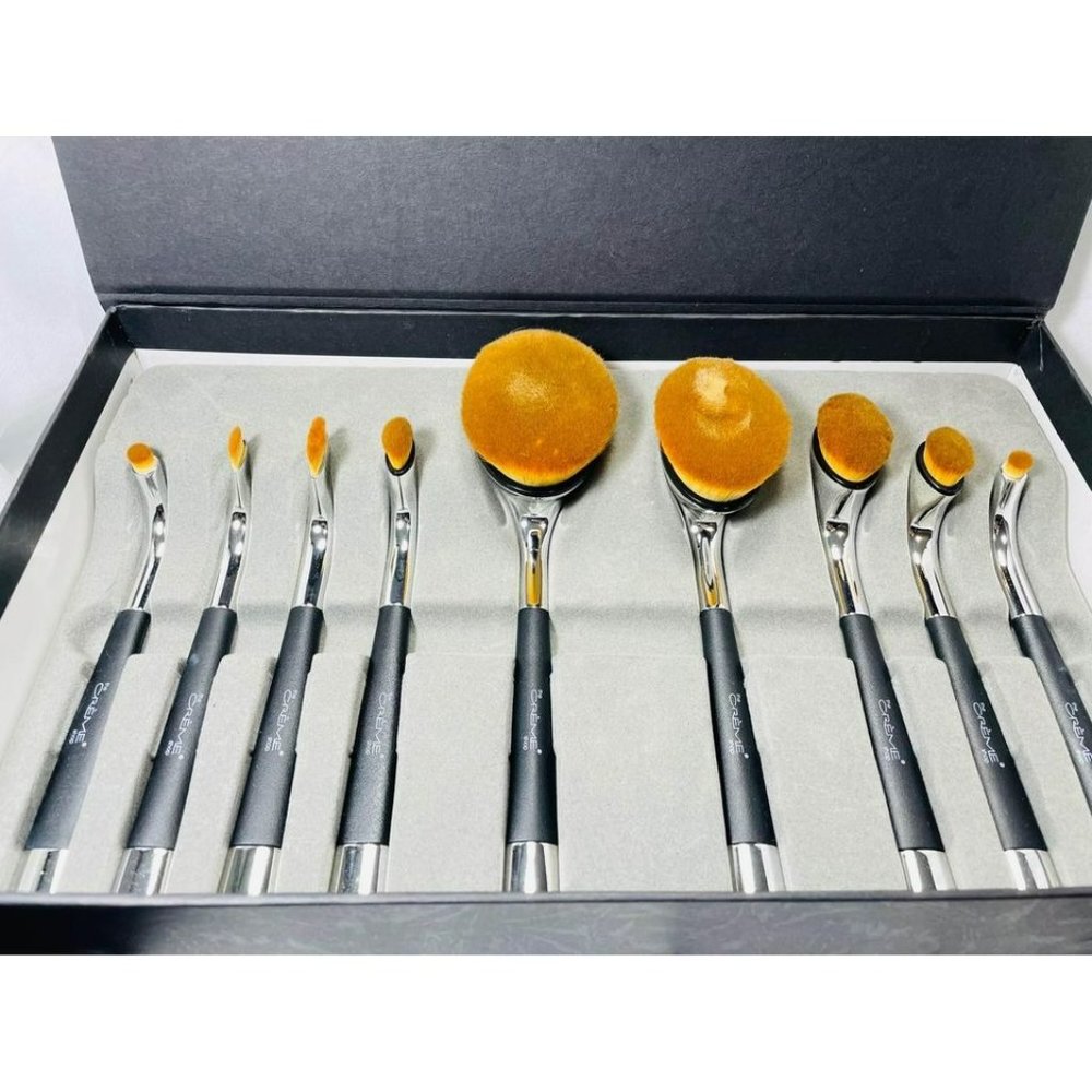 9 Shop Angled Makeup Bristled Brushes In Box
